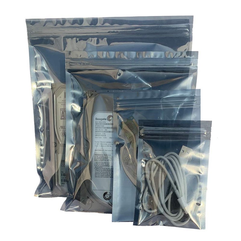 Daarcin Antistatic Bags - 40pcs Mixed Sizes ESD Shielding Bags for Hard Drive HDD & Varieties of Electronic Devices - Image 1